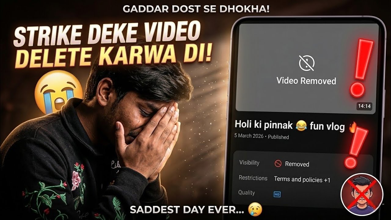 Video delete karwa di 😔 strike de dia Channel pe 😔