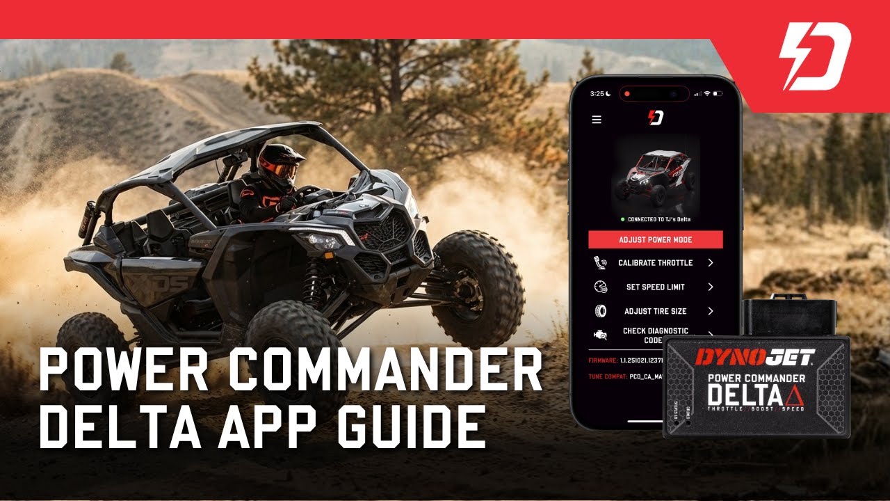 Как использовать приложение Power Commander Delta | Настройте X3 RR с телефона