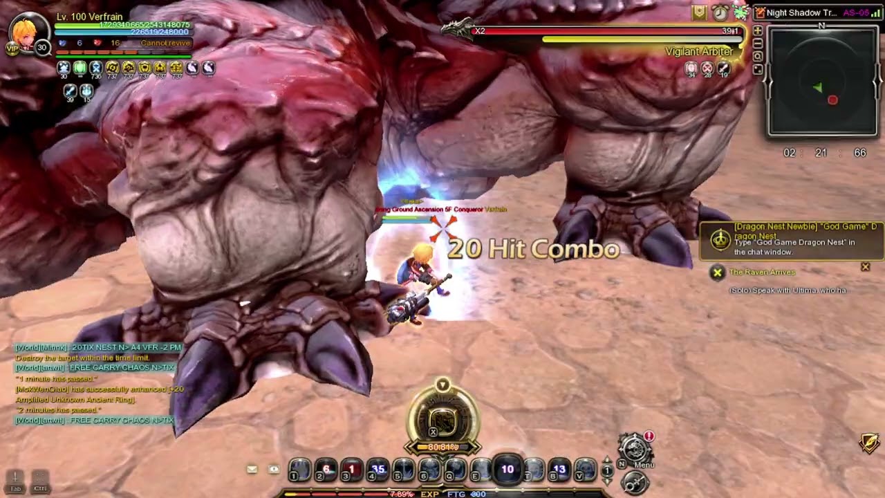 [Testing revamp] Dragon Nest SEA - Destroyer ACS5F.