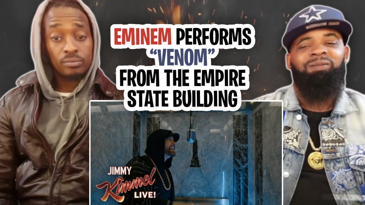 TRE-TV REACTS TO -  EXCLUSIVE - Eminem Performs “Venom” from the Empire State Building!