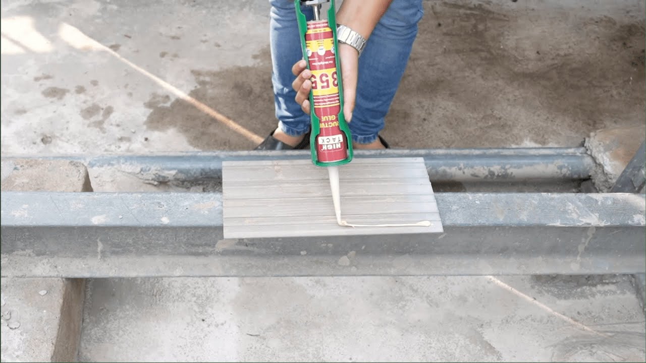 High Tack Structural Glue 355 Tutorial: easy to use Instant No-Nail Glue