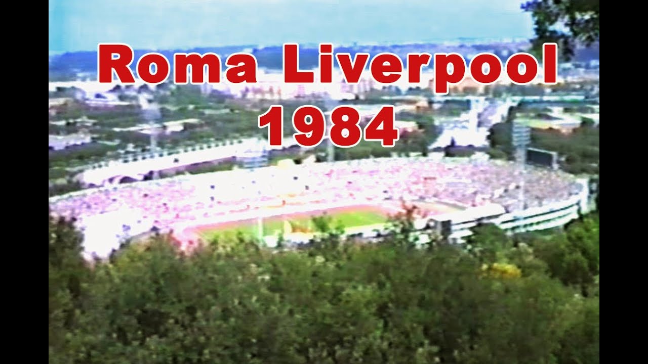 Roma Liverpool 1984: The Final. I tifosi prima della partita. The fans before the match.