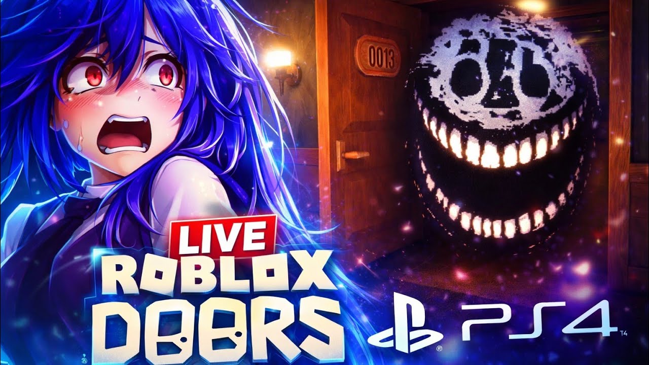 LIVE ROBLOX DOORS  COM INSCRITO PS4 PLAYSTATION 4