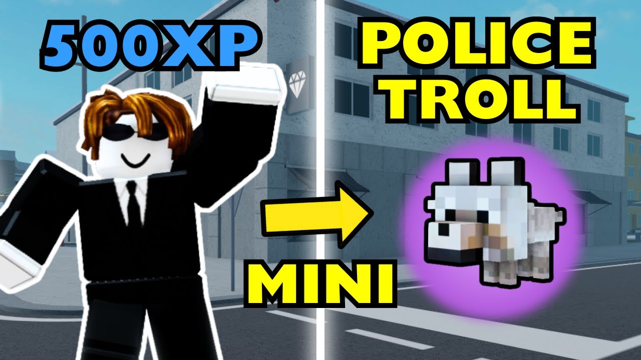 Trolling as Police With The TINIEST SKIN in EMERGENCY HAMBURG 😂🚓