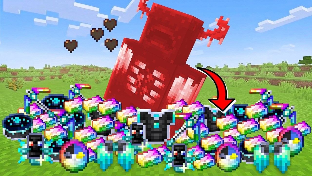 Minecraft, But Mobs Drop AVARITIA items..