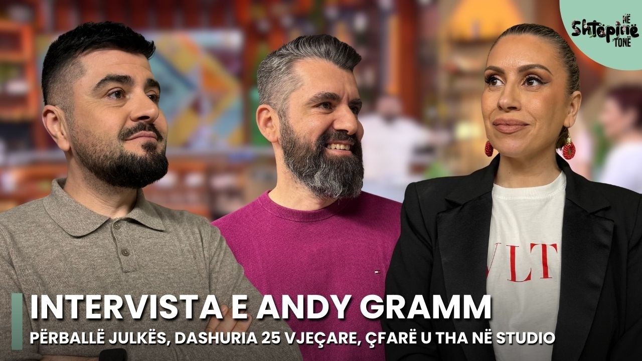 Intervista e Andy Gramm përballë Julkës: Dashuria 25 vjeçare, çfarë u tha në studio-Në Shtëpinë Tonë