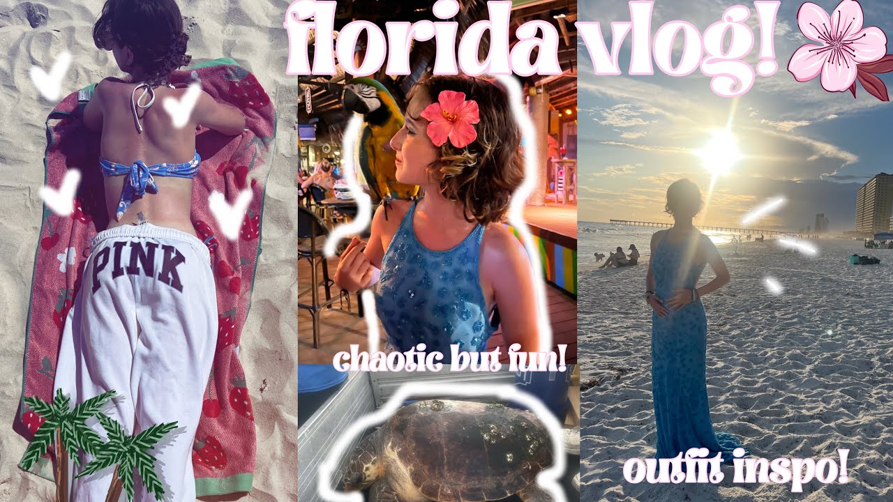 frolicking around in FLORIDA vlog + THRIFTING and panama beach #vacation #vlog