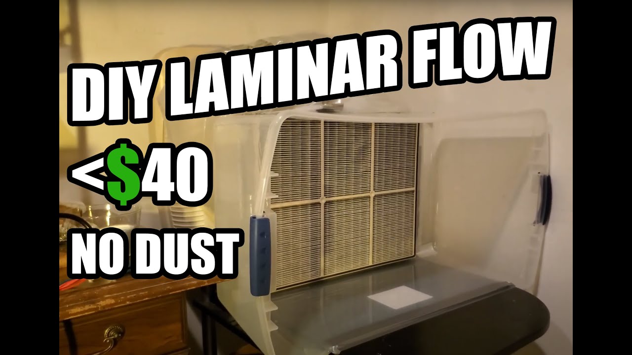 DIY laminar flow hood. Cheap, Easy, Quick. Great for spin coating and photolithograpy!