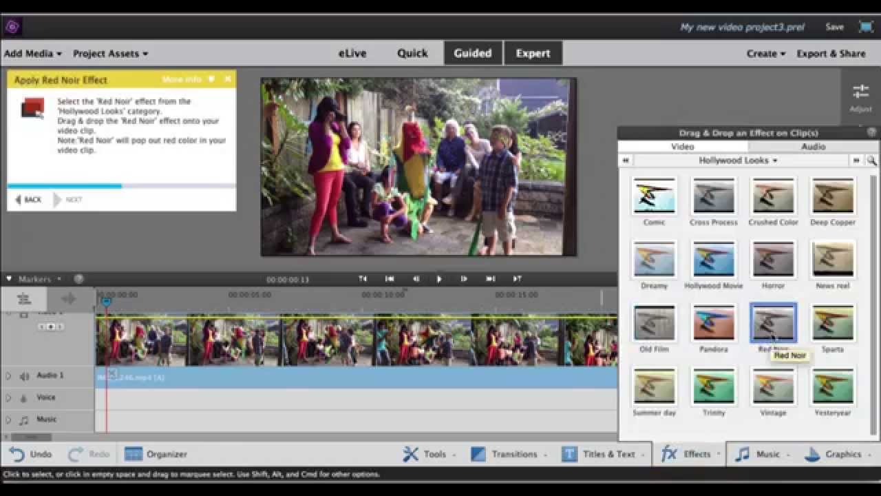 Guidance at Every Step with Premiere Elements 14