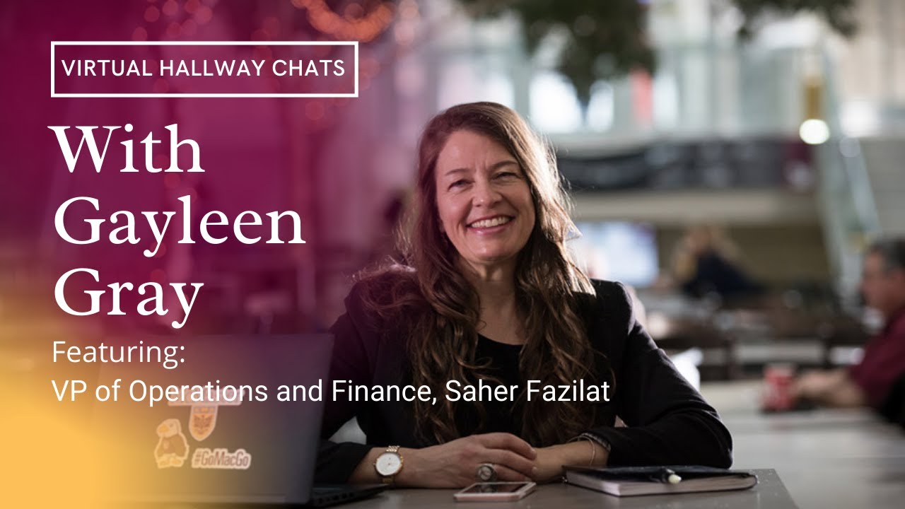 Virtual Hallway Chats with Gayleen Gray: VP of Operations and Finance, Saher Fazilat