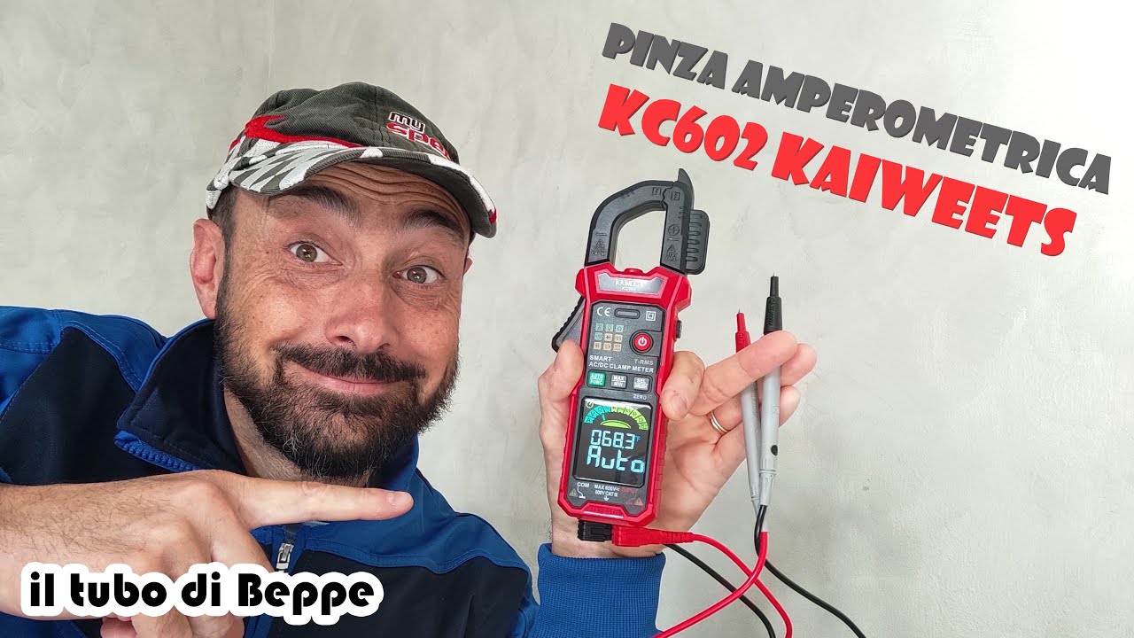 Pinza Amperometrica KC602 Kaiweets #elettricità