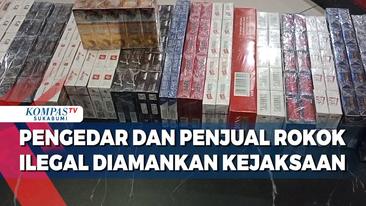 Pengedar Dan Penjual Rokok Ilegal Diamankan Petugas Kejaksaan