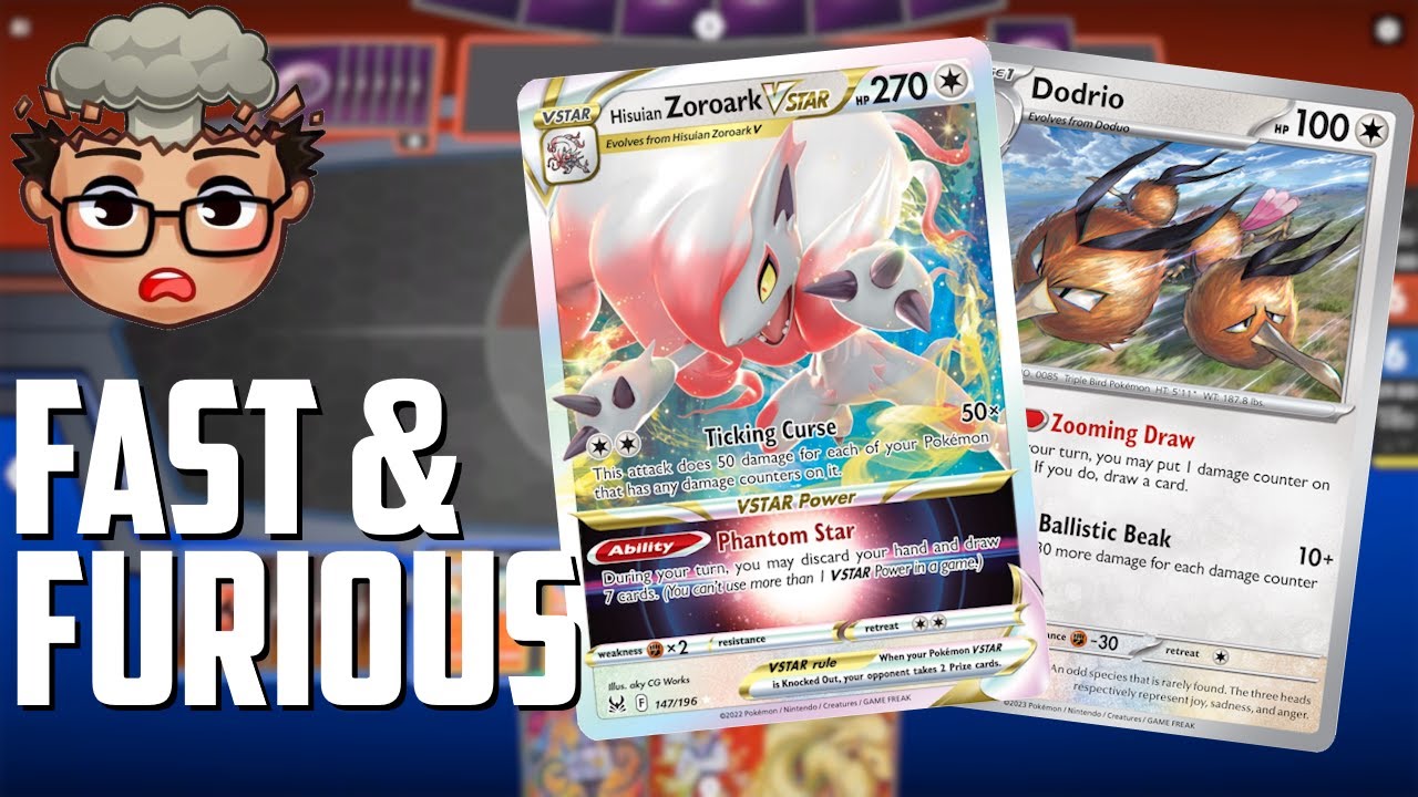 Zoroark VSTAR goes EVEN FASTER with Dodrio from Pokemon 151!  - (Pokemon TCG Deck List + Matches)