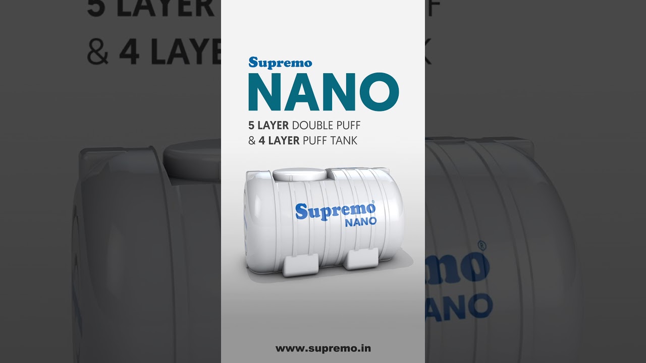 Supremo NANO, Horizontal Foam Insulated 5 Layer Double PUFF Tank