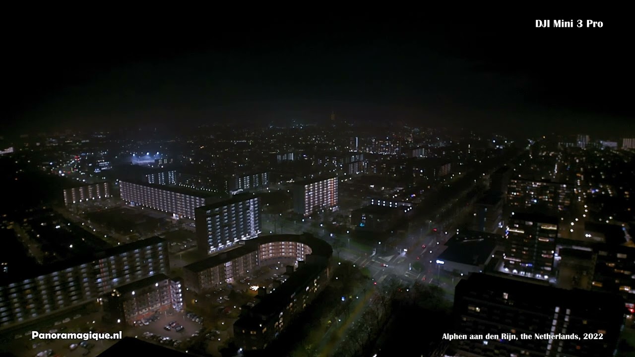 Tranquilo, relaxing drone flights (Alphen aan den Rijn)(4k)