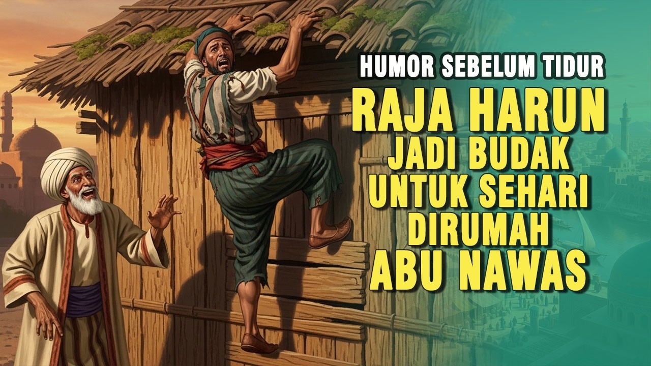 RAJA HARUN DIJADIKAN BUDAK SEHARI DIRUMAH ABU NAWAS || KISAH LUCU PENGANTAR TIDUR