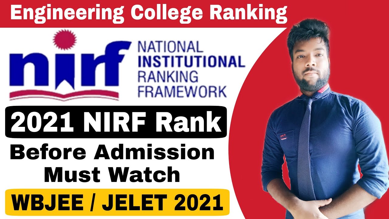JELET & WBJEE | NIRF 2021 Ranking Published | All India College Ranking | Before Admission Must See.