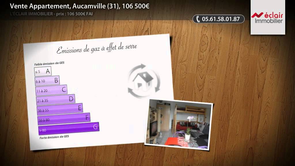Vente Appartement, Aucamville (31), 106 500&euro;