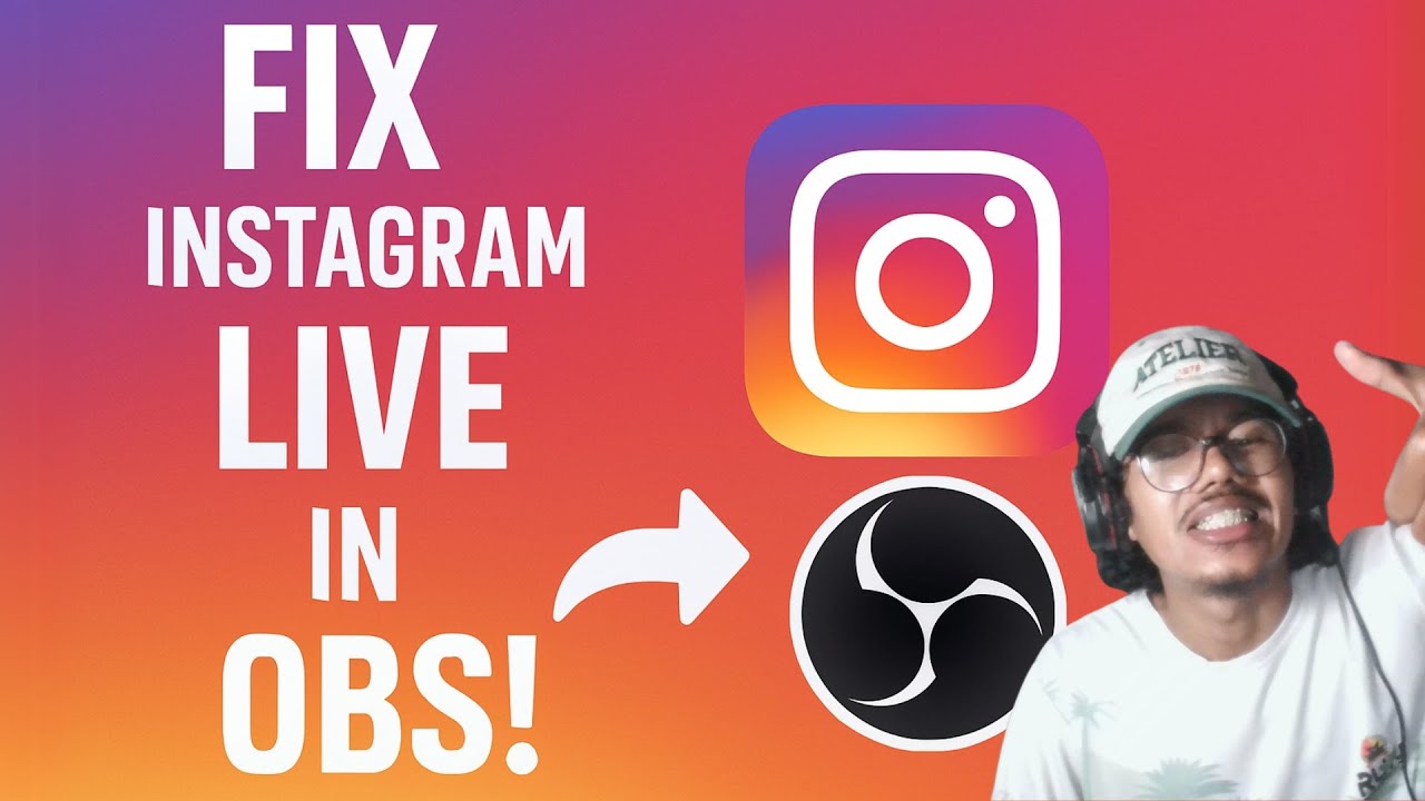Fix Instagram live in OBS