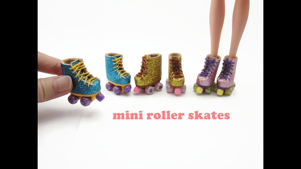DIY Miniatures Doll Mini Roller Skates