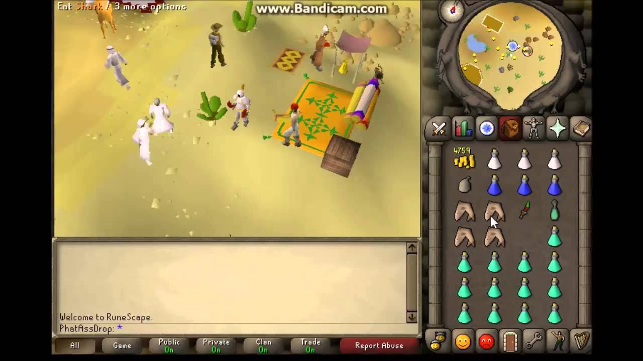 Bandit Training Guide - 07 Scape 60-110k Xp/Hr - Phatassdrop