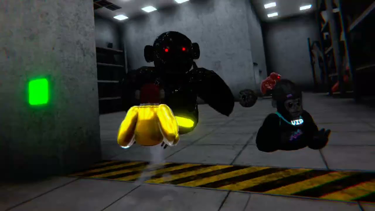 cooking some monsters in scary baboon