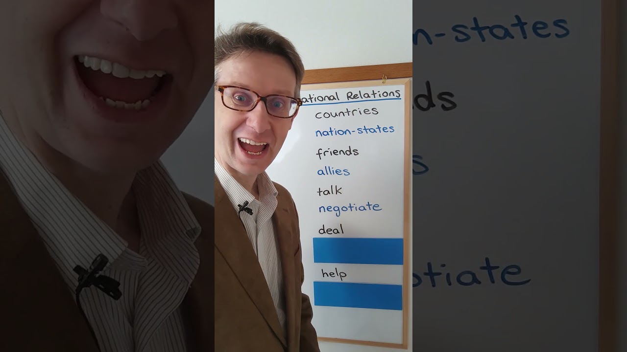 English News Words! *International Relations* #englishvocabulary