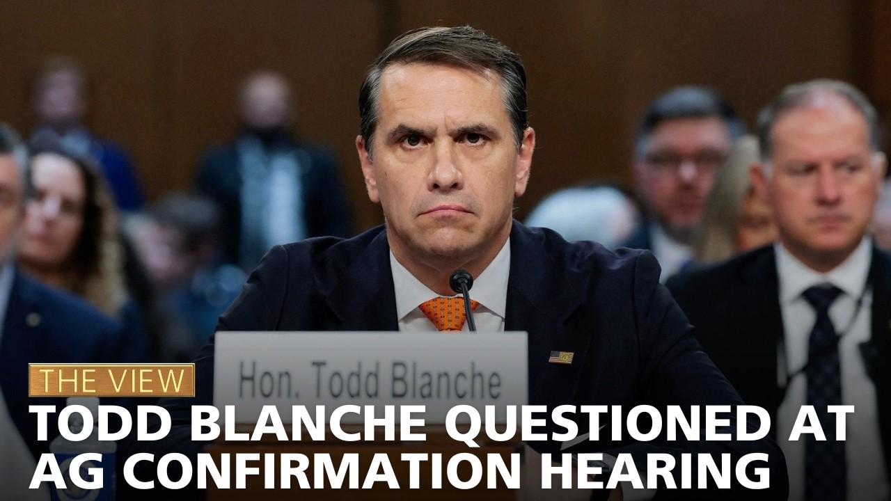 Todd Blanche Questioned At AG Confirmation Hearing | The View