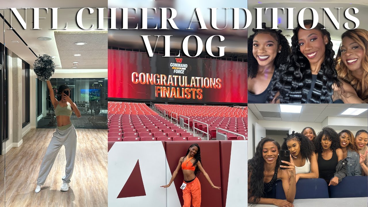 NFL Cheerleading Auditions 2025 Vlog | I Auditioned for the Washington Command Force