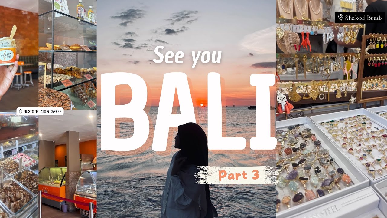 Bali Vlog (Last Part) | Seafood Jimbaran, Shakeel Beads, Gusto Gelato & Krisna Oleh#NGELAYYAP