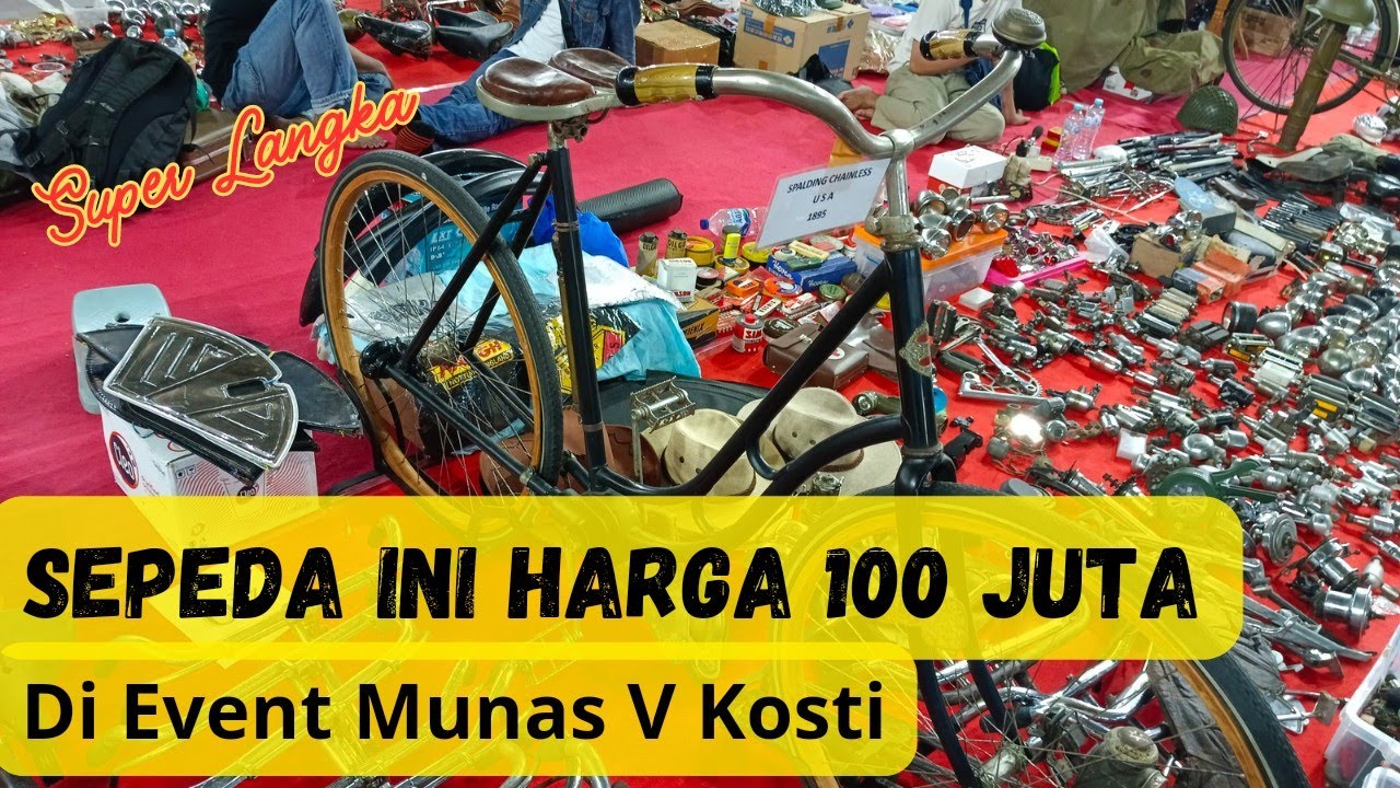 Sepeda Onthel Harga 100 Juta | Spalding Bicycle Chainless | Super Langka