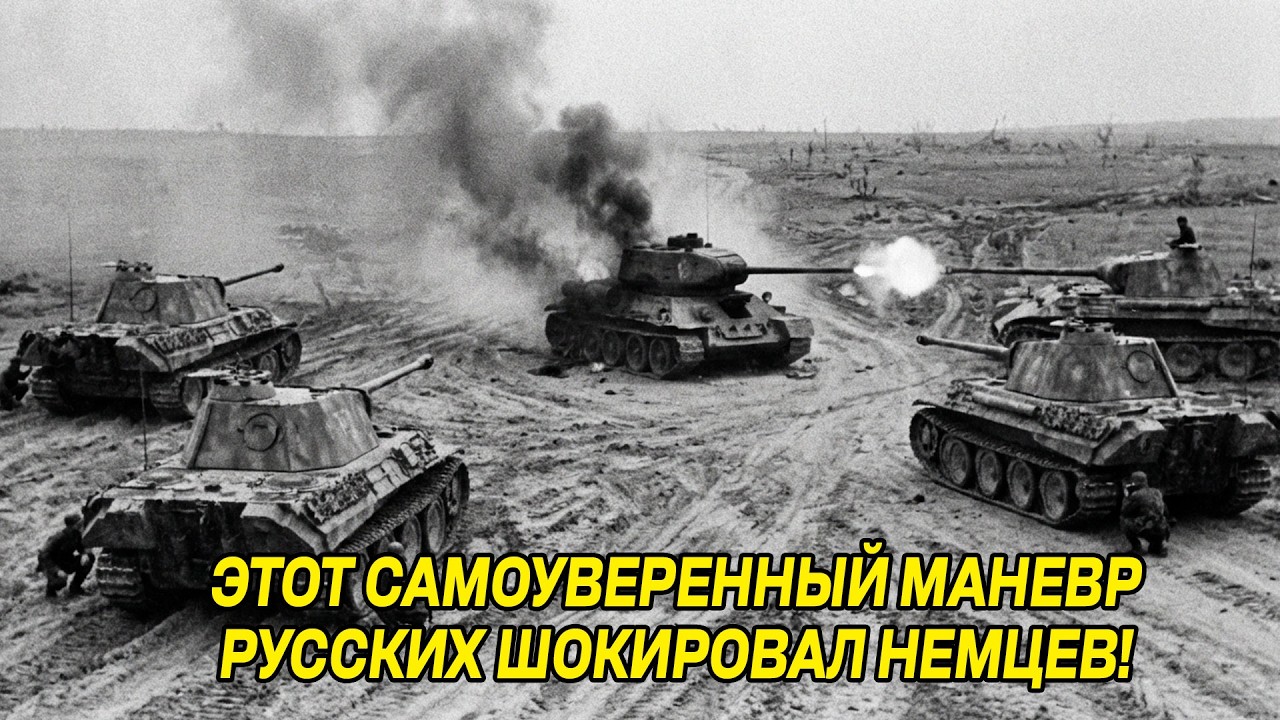Немцы ЗАЖАЛИ этот танк в КРУГ, но танкист СДЕЛАЛ НАГЛЫЙ ВИРАЖ, который немцы изучают ДО СИХ ПОР...