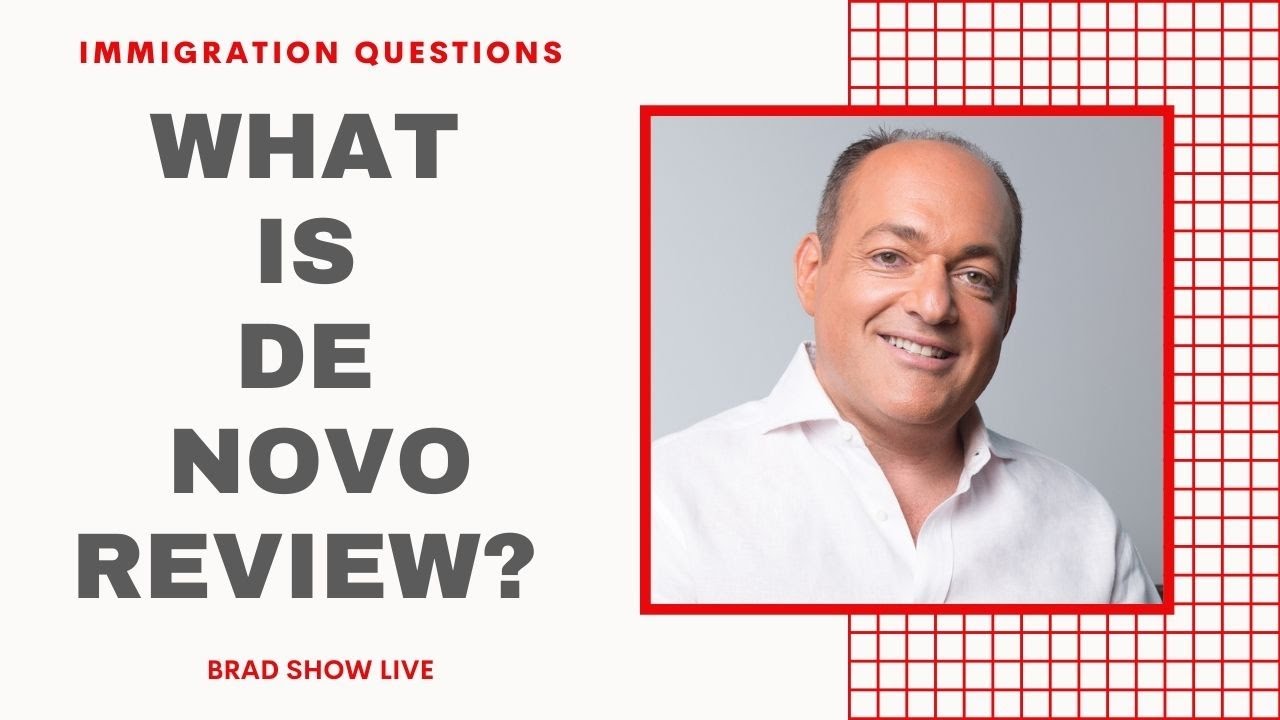 What Is De Novo Review? | Immigration Law Advice 2021