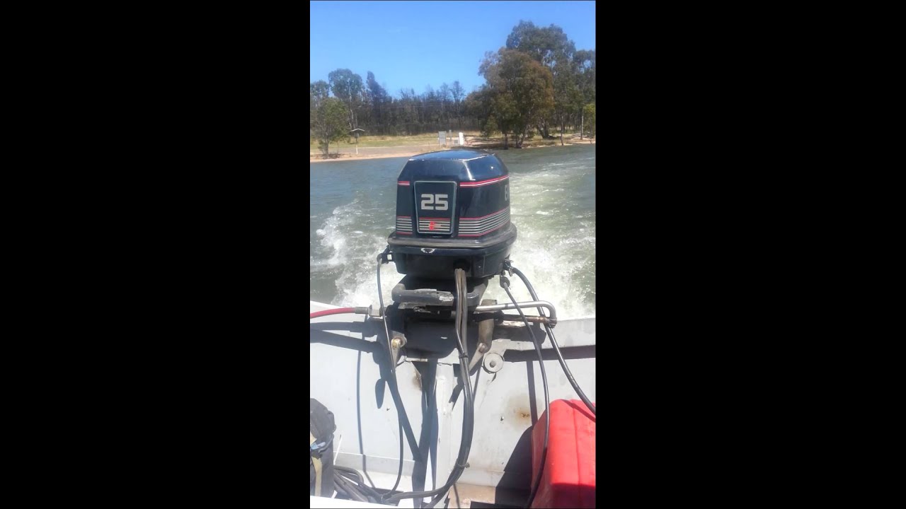 25hp Evinrude problem. missfire outboard motor