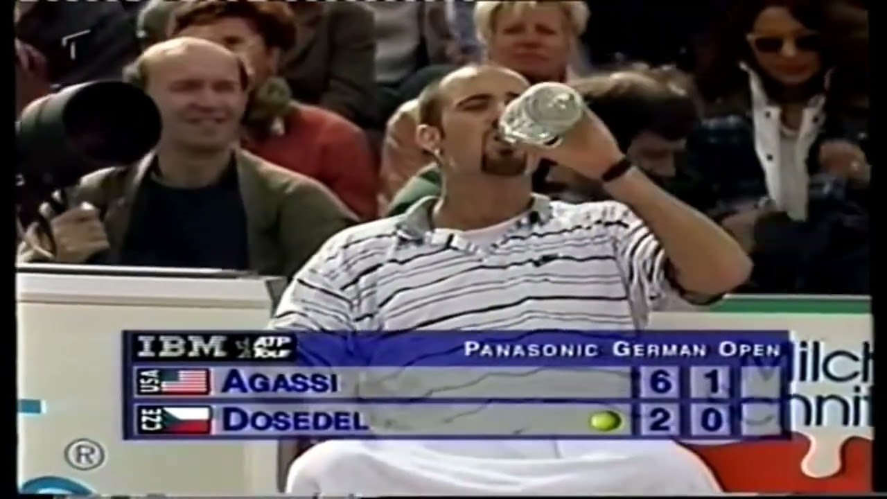 Hamburg 1995 3R Agassi vs Dosedel