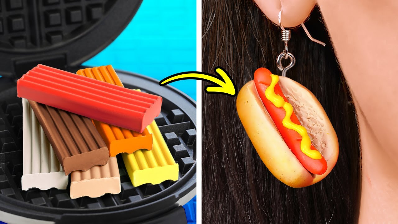 BEST POLYMER CLAY DIY IDEAS || Colorful And Cheap Mini Crafts, DIY Jewelry And Accessories