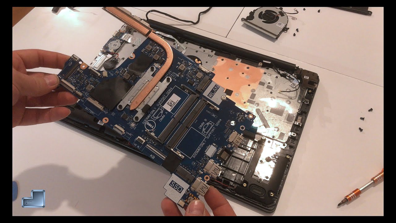 Dell Inspiron 3584 (15 3000 series) Disassembly video 4K, upgrade RAM & SSD, take a part,how to open