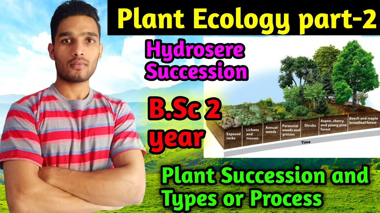 Plant Succession || Hydrosere and Xerosere|| B.Sc 2 year Ecology part-2