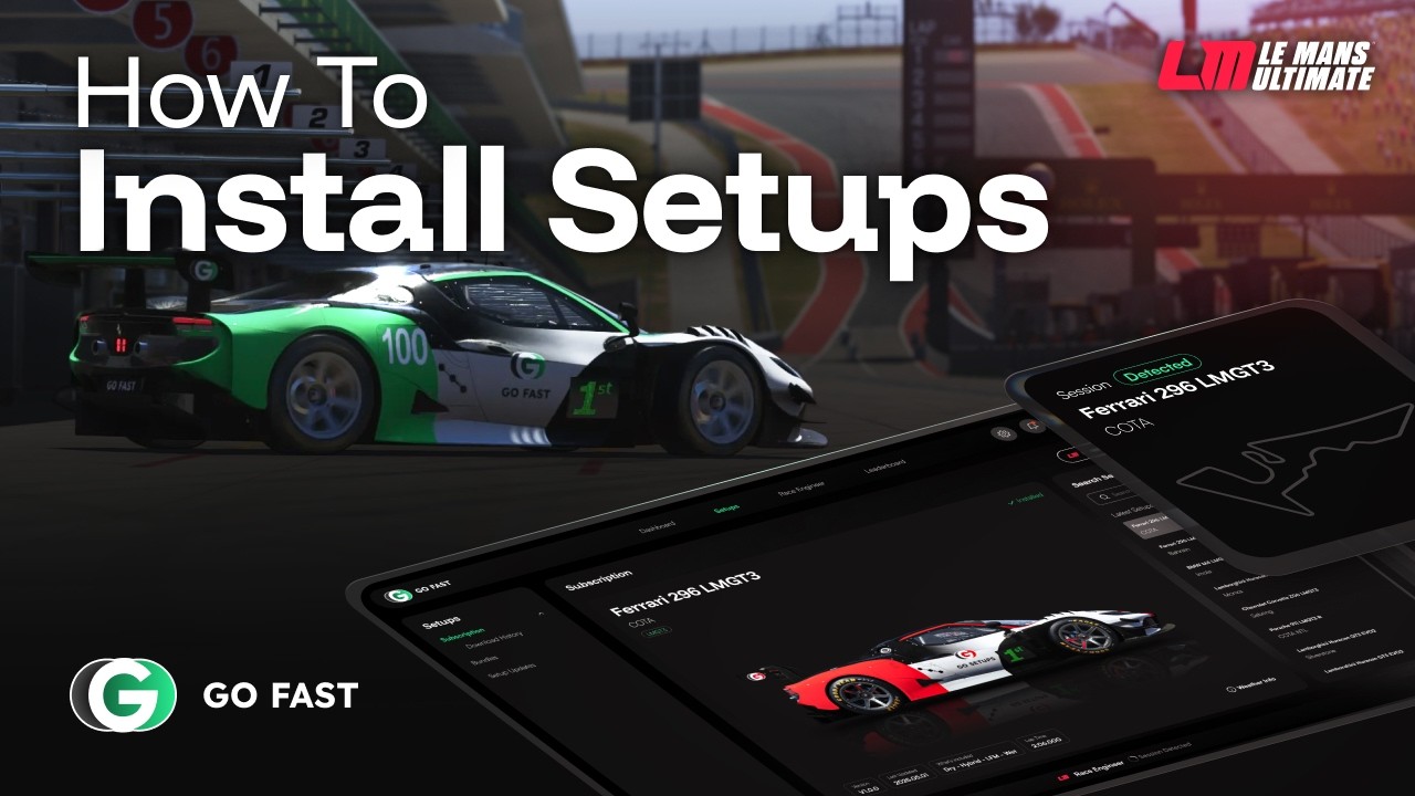 How to Install Setups on Le Mans Ultimate