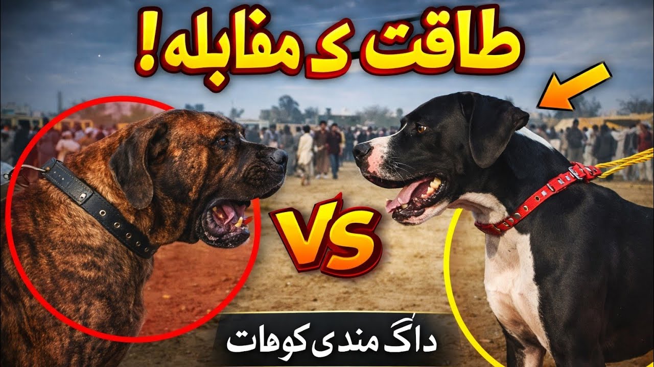Power Showdown! White Bully vs Market Champion | Kohat Dog Mandi