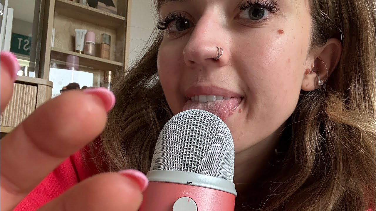 ASMR| Mouth Sounds & Inaudible Whispering (No Talking)