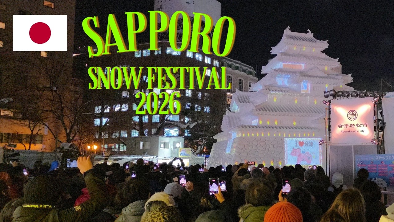 Sapporo Snow Festival 2026 🇯🇵❄️ | Japan’s Biggest Winter Festival (4–11 Feb)