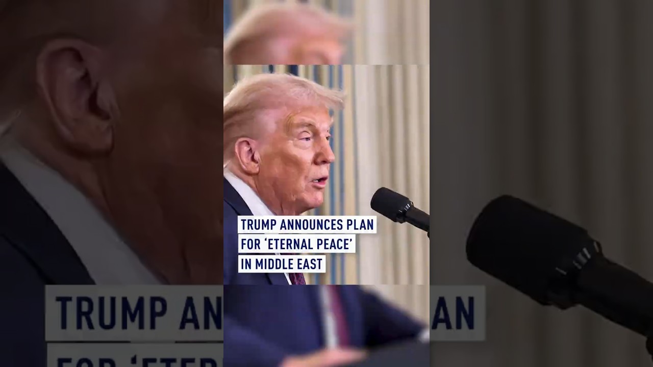 Trump announces plan for &lsquo;Eternal Peace&rsquo; in Middle East