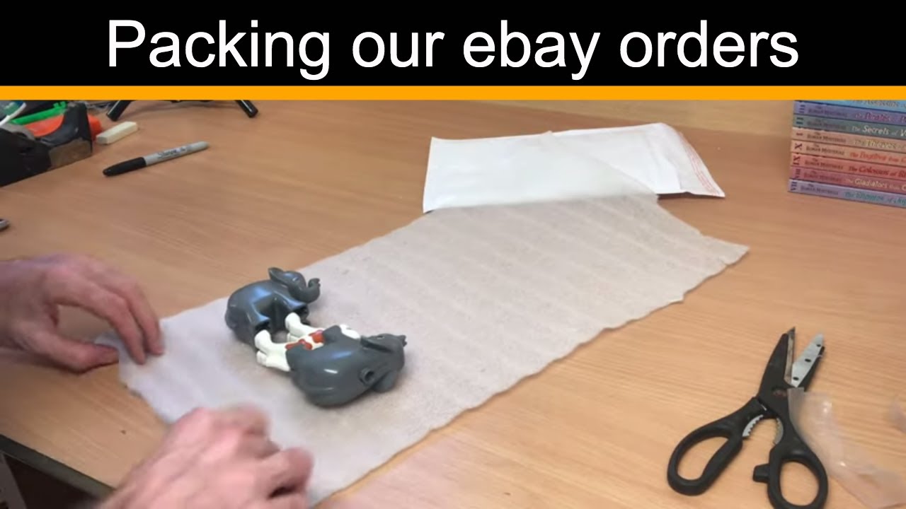 Packing our ebay orders - Reselling on ebay UK