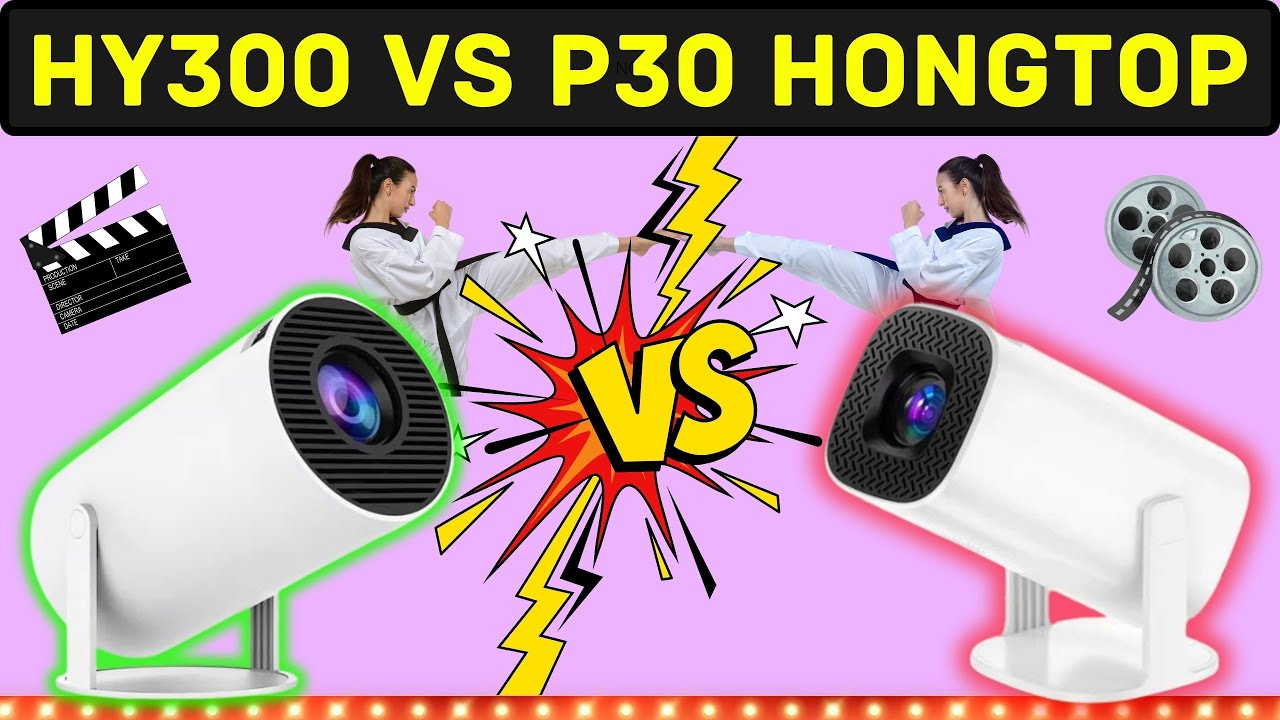 HY300 MAGCUBIC VS P30 HONGTOP – Сравнение мини-проекторов! Какой из них лучше?