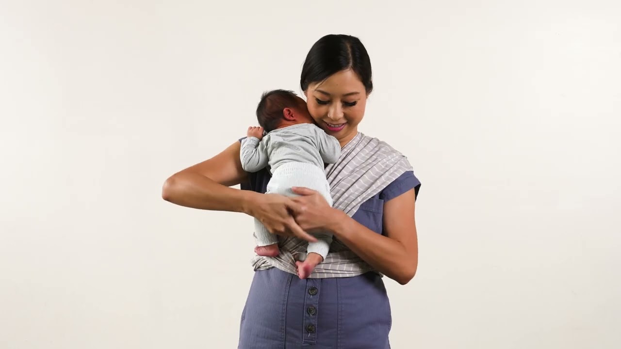 Fascia Porta bebe Aura Ergobaby | Come si usa la fascia porta bebè Aura?