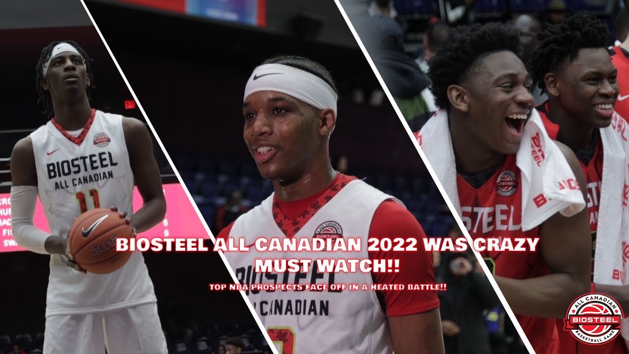 Biosteel All Canadian Game 2022 : Elijah Fisher VS Leonard Miller, Vasean Allette & More WAS INSANE!