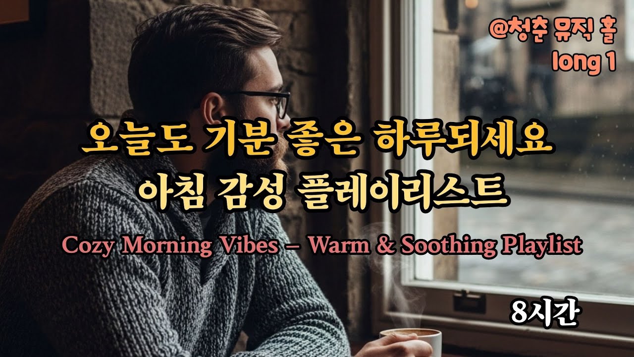 오늘도 기분 좋은 하루 되세요 | 아침 감성 플레이리스트 | Warm & Soothing Playlist 8시간 🎵 | 1