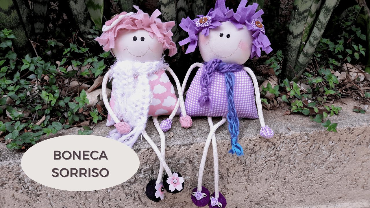Boneca Sorriso: Perfeita para a criançada brincar.
