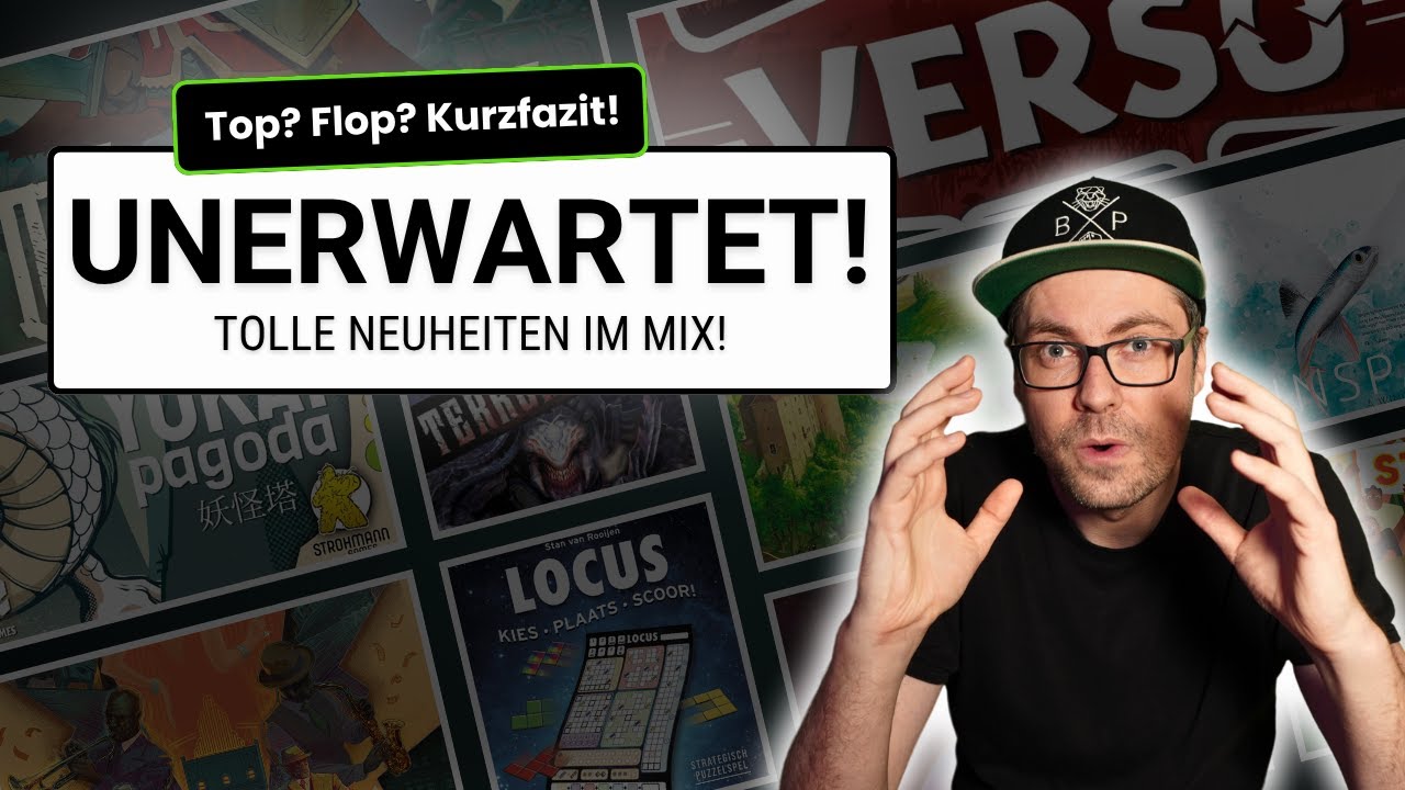 Gespielt! Viele Neuheiten! 🎲10 Neue und alte Brettspiele im Kurzfazit